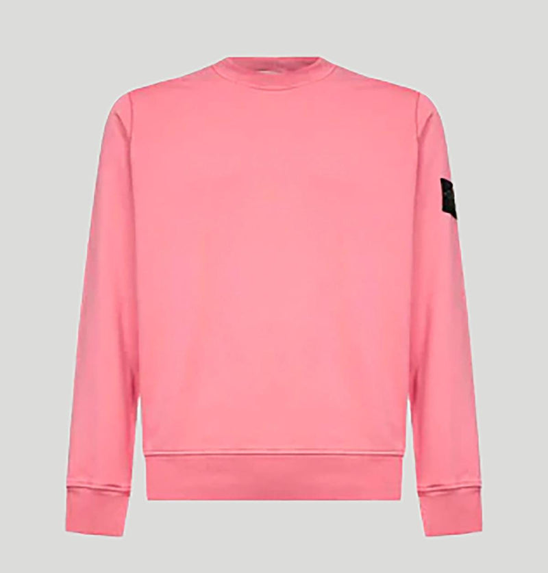 Stone Island Crewneck Sweatshirt In Organic Cotton Fleece L1S156100060 S0051V008G stone island 