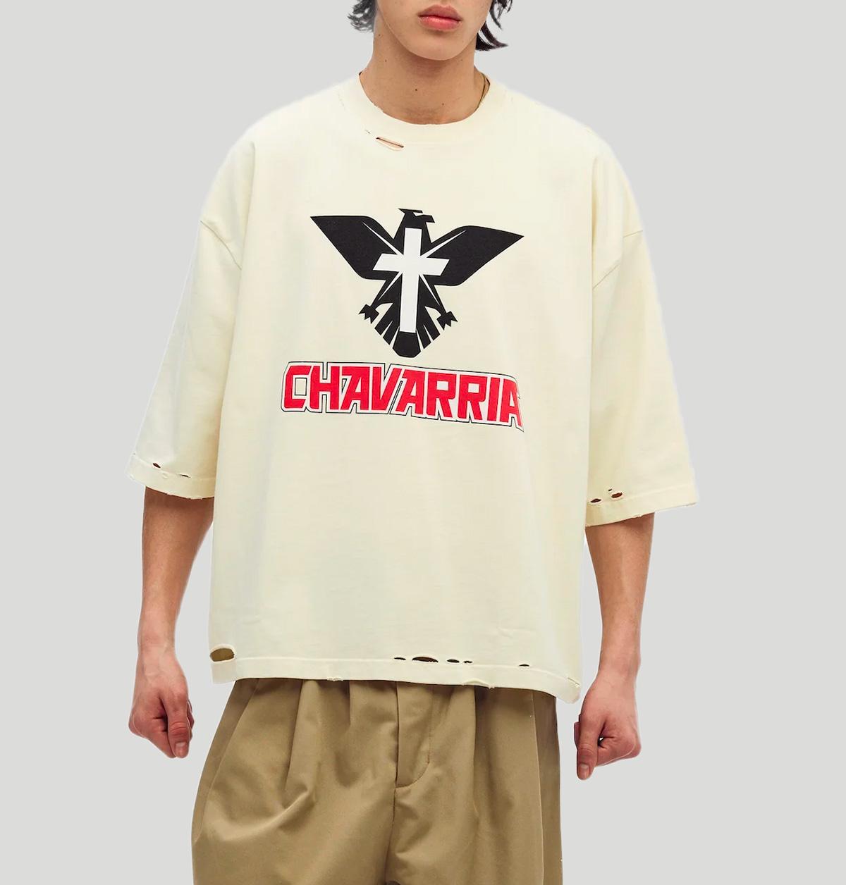 Willy Chavarria Aguila Buffalo Tee<BR/> WCJSY0275 065MASA willy chavarria 