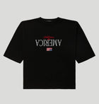 Willy Chavarria Welcome To America Buffalo Tee WCJSY0220 001BLACK willy chavarria 