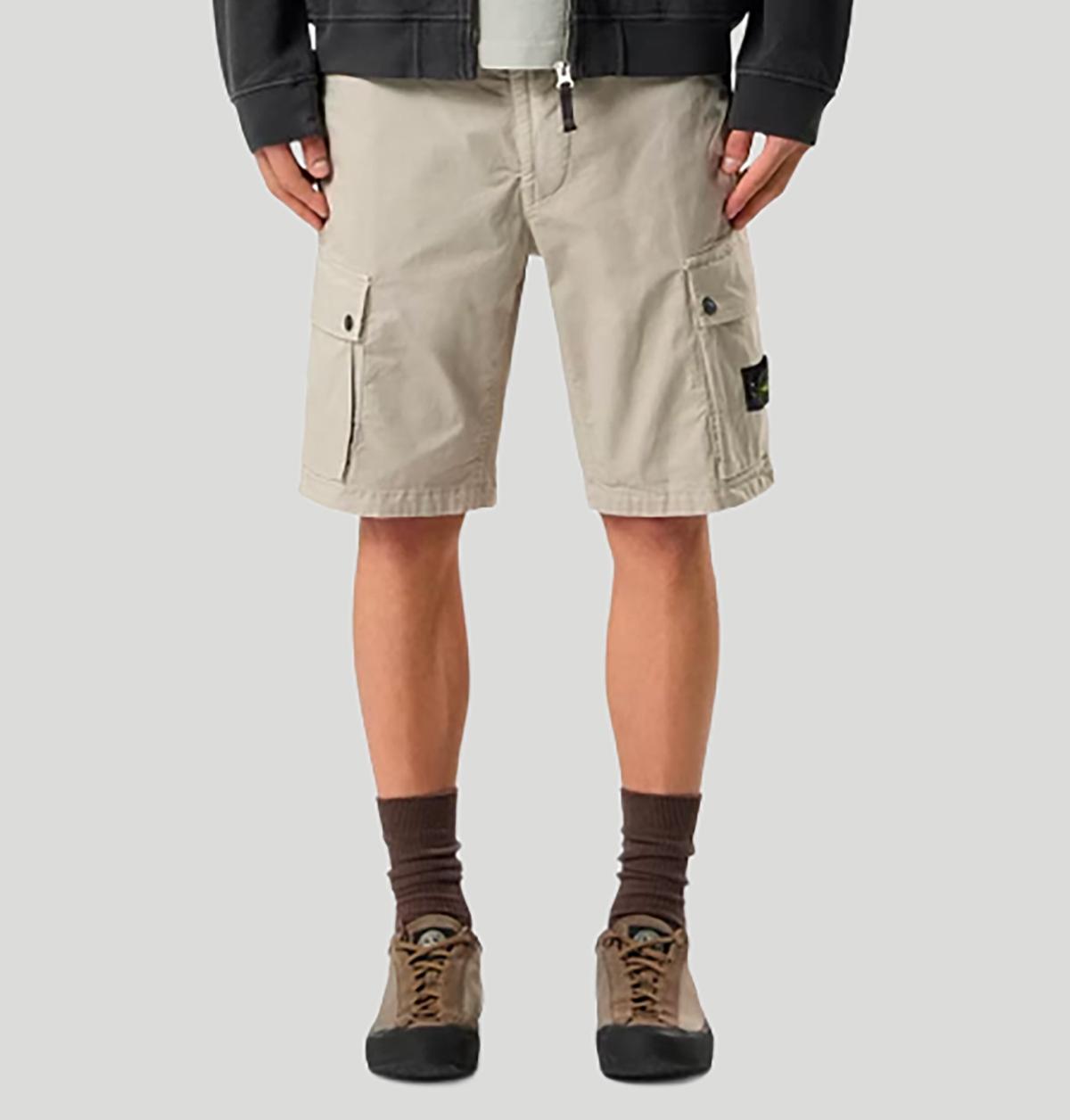 Stone Island Bermuda Shorts With Logo<BR/> L1S15L100019 S0A10V0061 stone island 