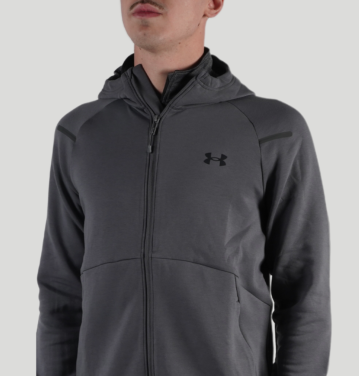 Under Armour Unstoppable Fleece Full-Zip Hoodie 1389352 025GRY Under armour 