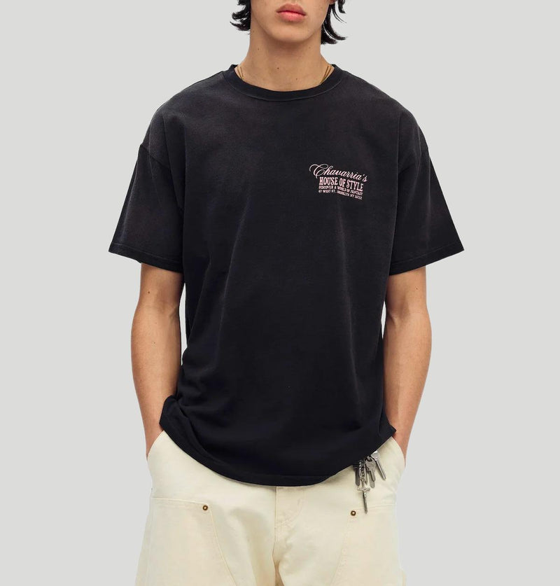 Willy Chavarria House Of Style Easy Tee WCJSY0175 001BLACK willy chavarria 