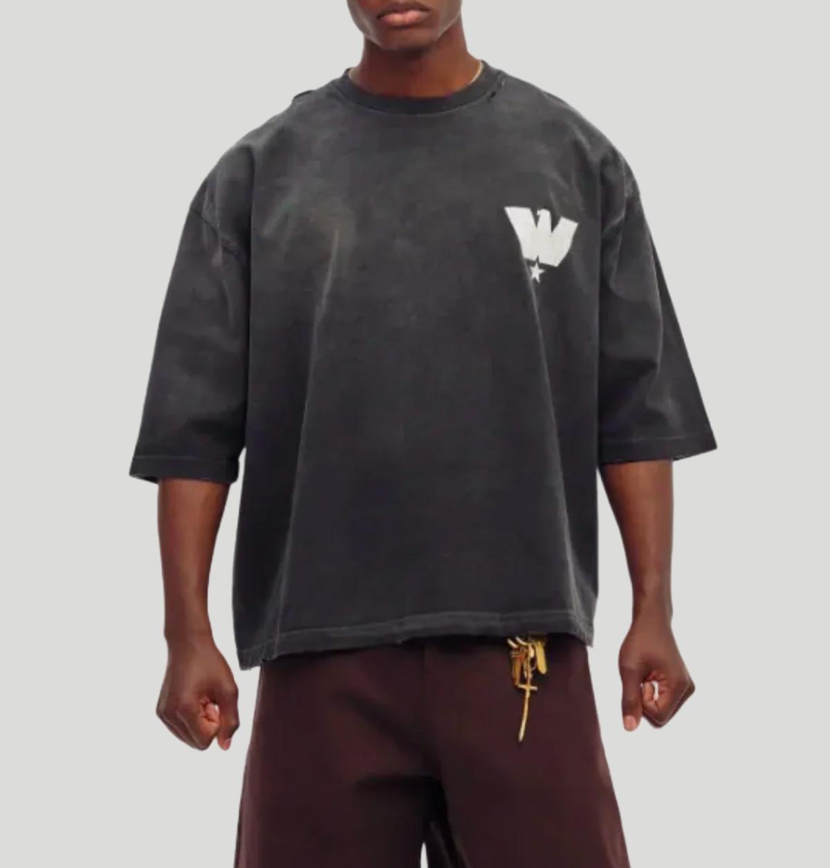 Willy Chavarria Fashion Service Assoc Buffalo Tee WCJSY0274 001BLACK willy chavarria 