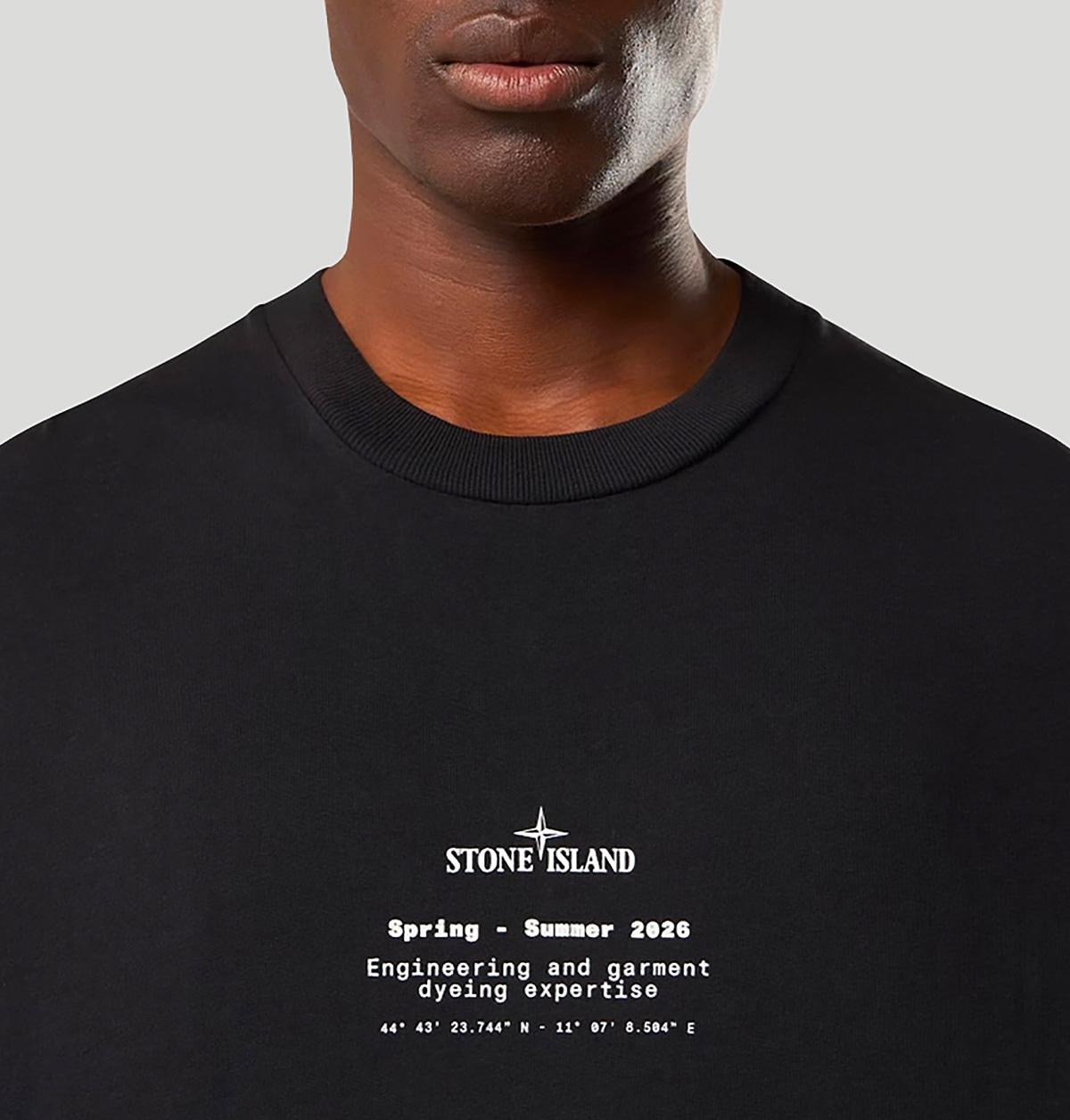 Stone Island Regular-Fit Short-Sleeve T-Shirt With Stone Print L1S152100001 S0285V0029 stone island 