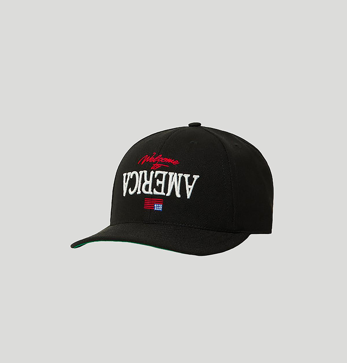 Willy Chavarria Welcome To America Cap WCASCOO84 001BLACK willy chavarria 