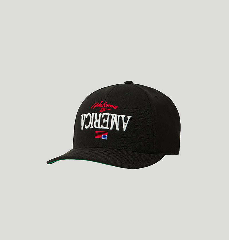 Willy Chavarria Welcome To America Cap WCASCOO84 001BLACK willy chavarria 
