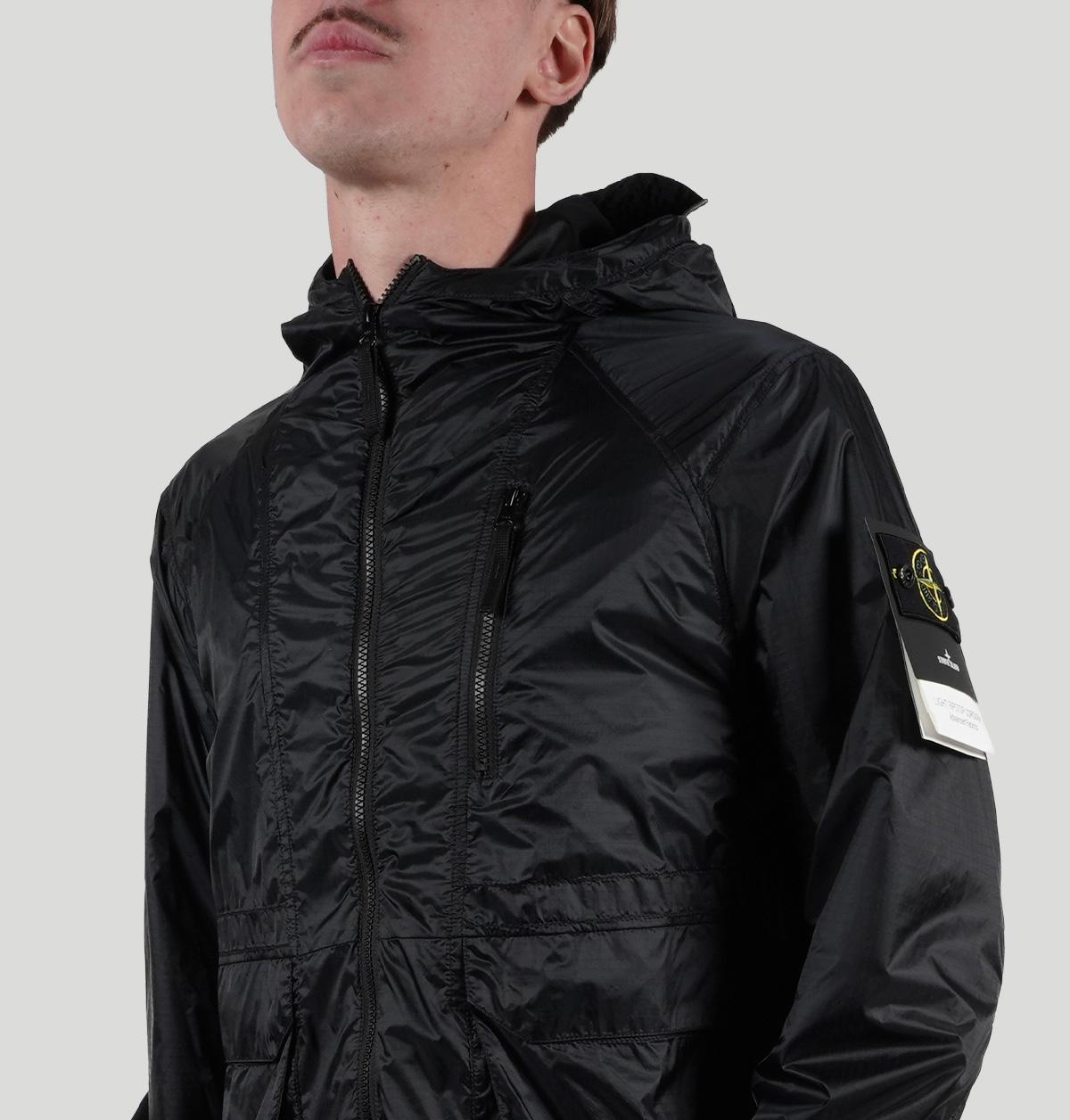 Stone Island Hooded Jacket In Nylon Metal Econyl L1S154100057 S0163V0020 stone island 