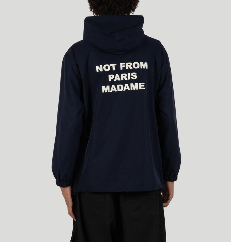 Drole De Monsieur Hooded Slogan Jacket JT250 PL168NY drole de monsieur 