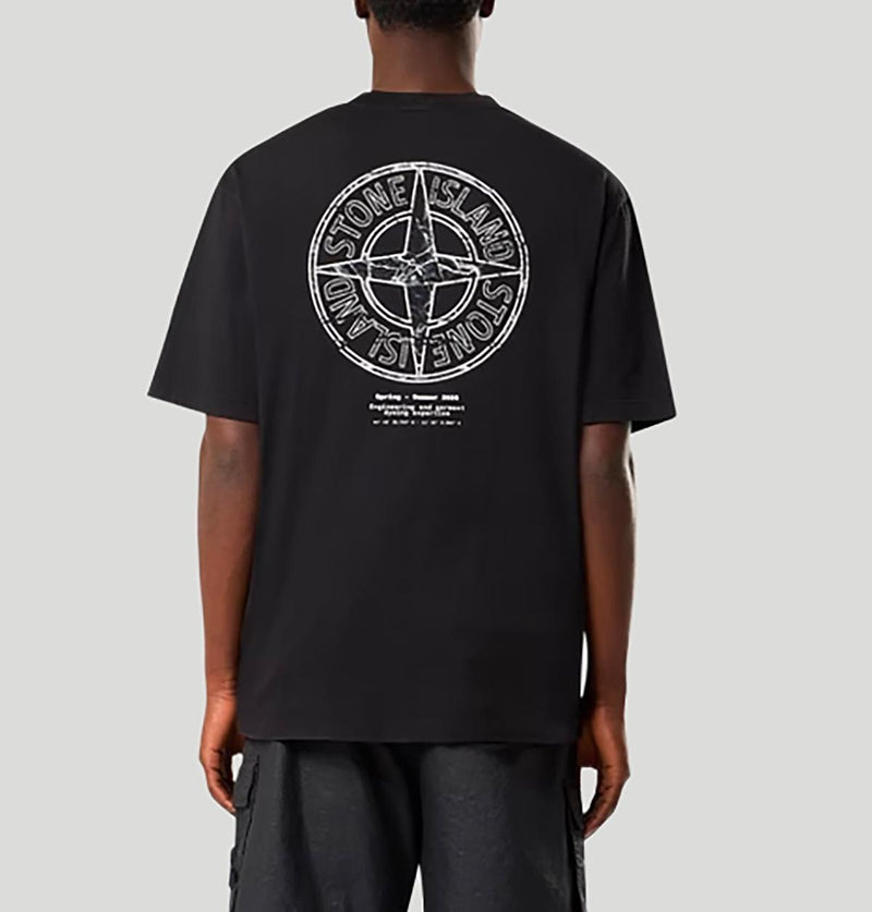 Stone Island Regular-Fit Short-Sleeve T-Shirt With Stone Print L1S152100001 S0285V0029 stone island 