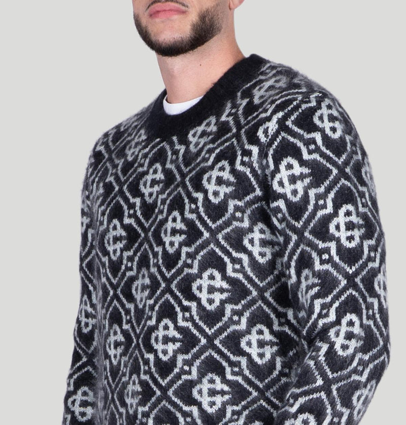 Casablanca Mohair Monogram Jumper MPF25KW 100402 Casablanca 