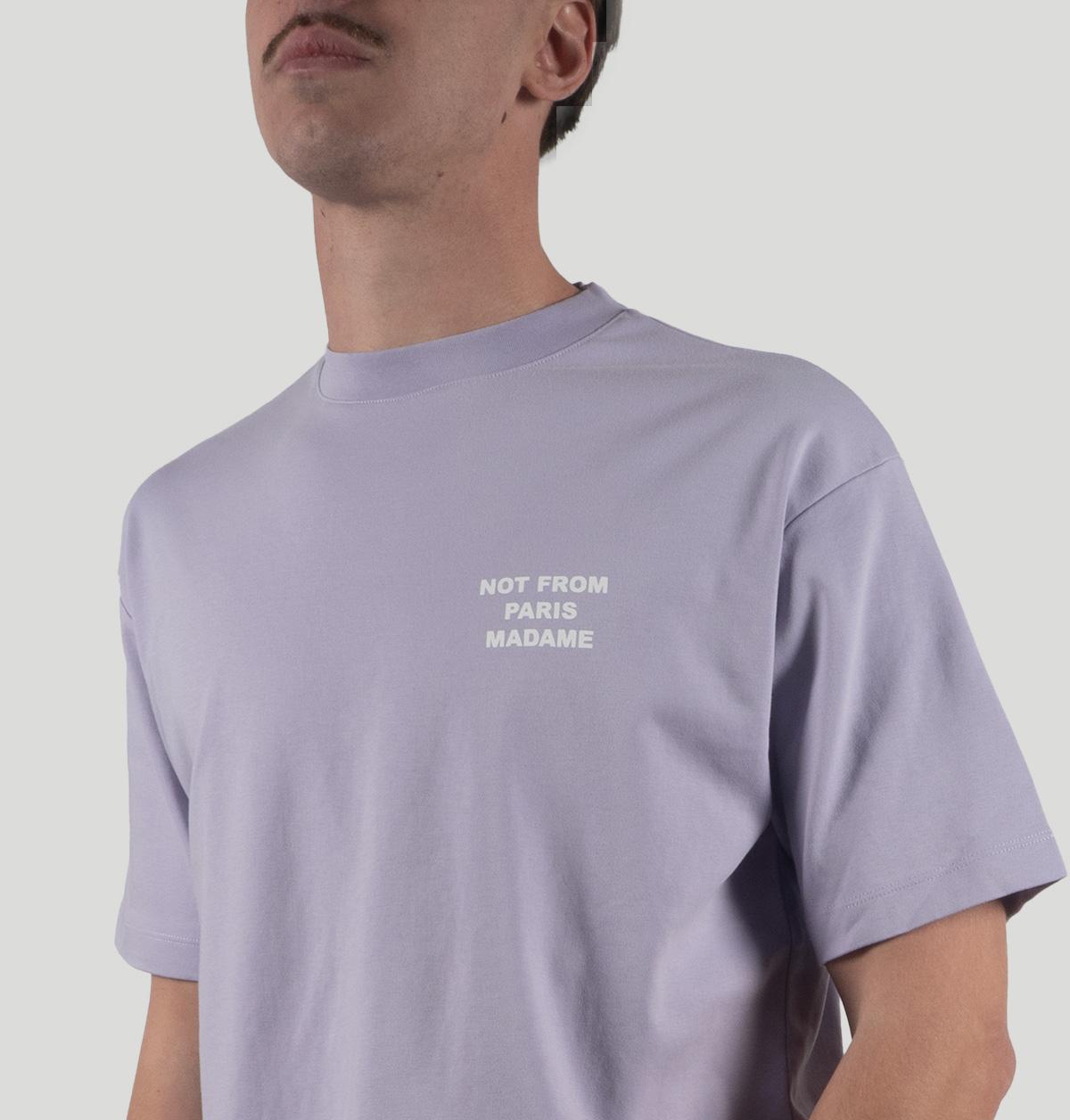 Drole De Monsieur Le T-Shirt Slogan TS203 CO002LAV drole de monsieur 