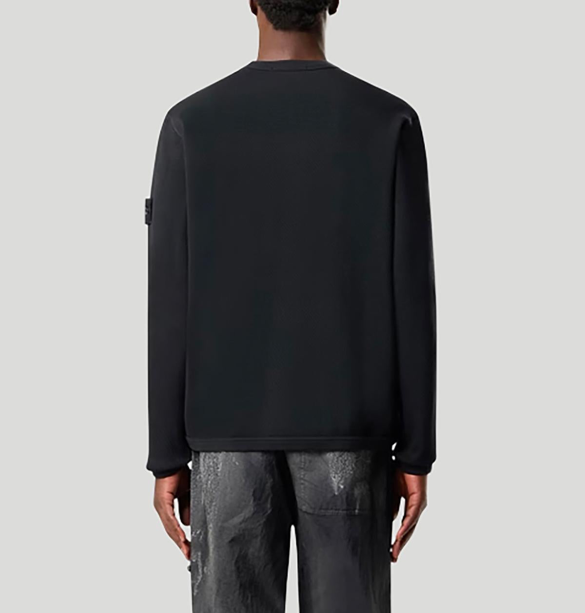 Stone Island Crewneck Sweatshirt In Organic Cotton Fleece L1S156100011 S0297V0029 stone island 