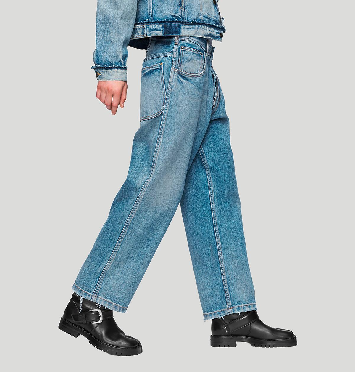 Maison Margiela Dstraight-Leg Cropped Jeans S50LA0245 S30561987 Maison Margiela 