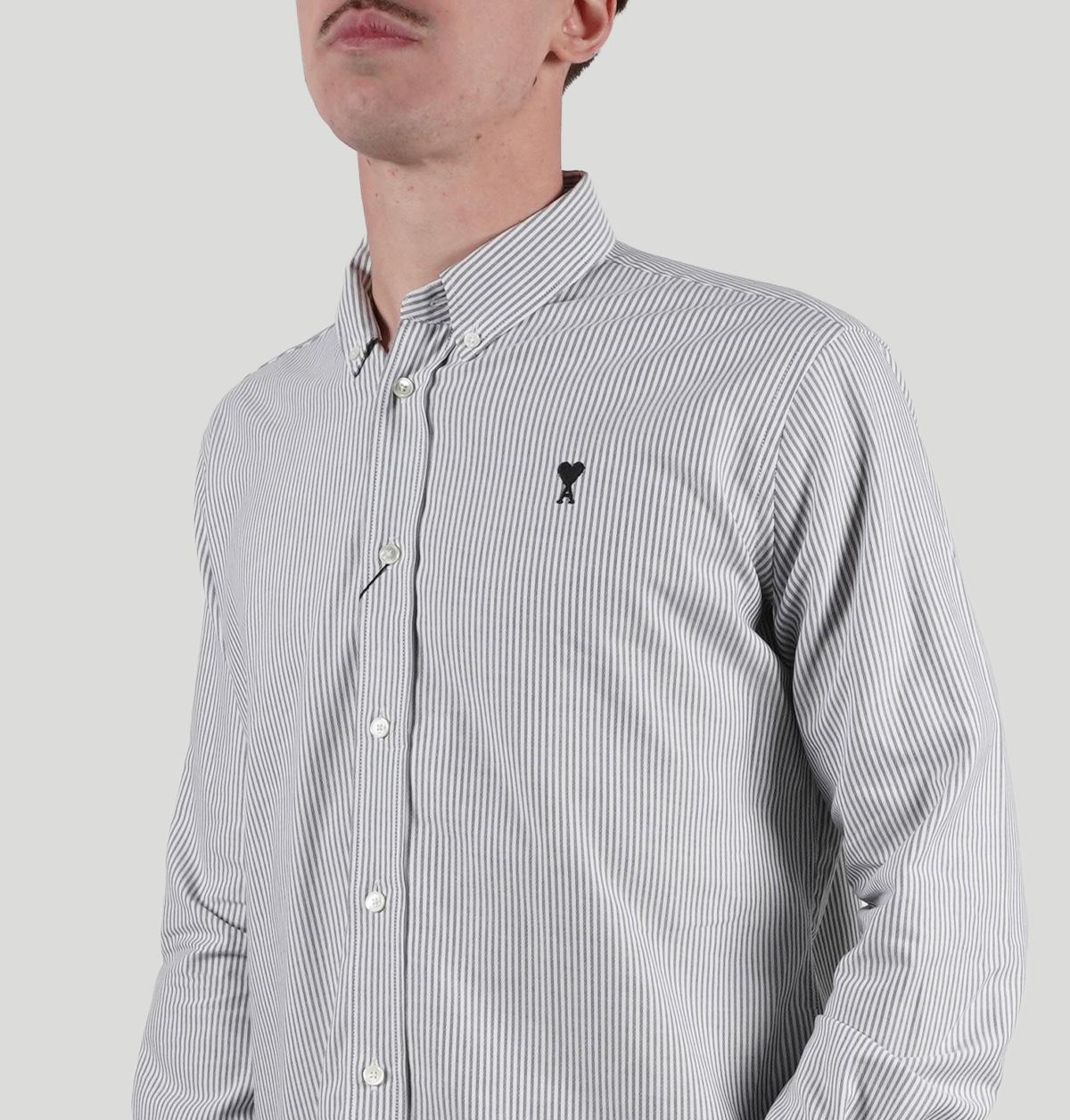 Ami Ami Paris Relaxed Fit Button-Down Shirt HSH763 CO0087039 ami 