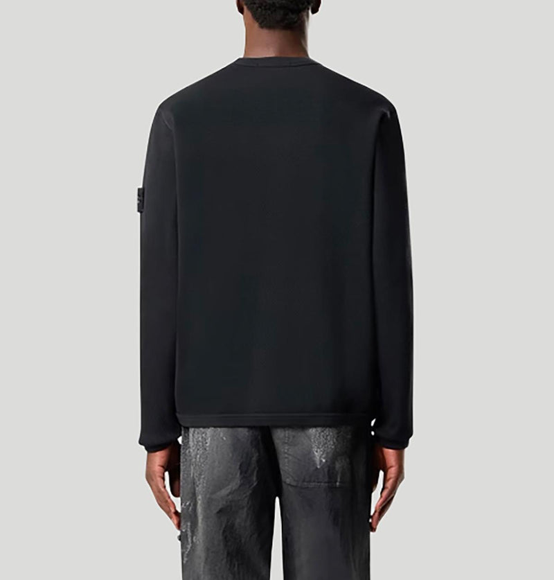 Stone Island Crewneck Sweatshirt In Organic Cotton Fleece L1S156100011 S0297V0029 stone island 
