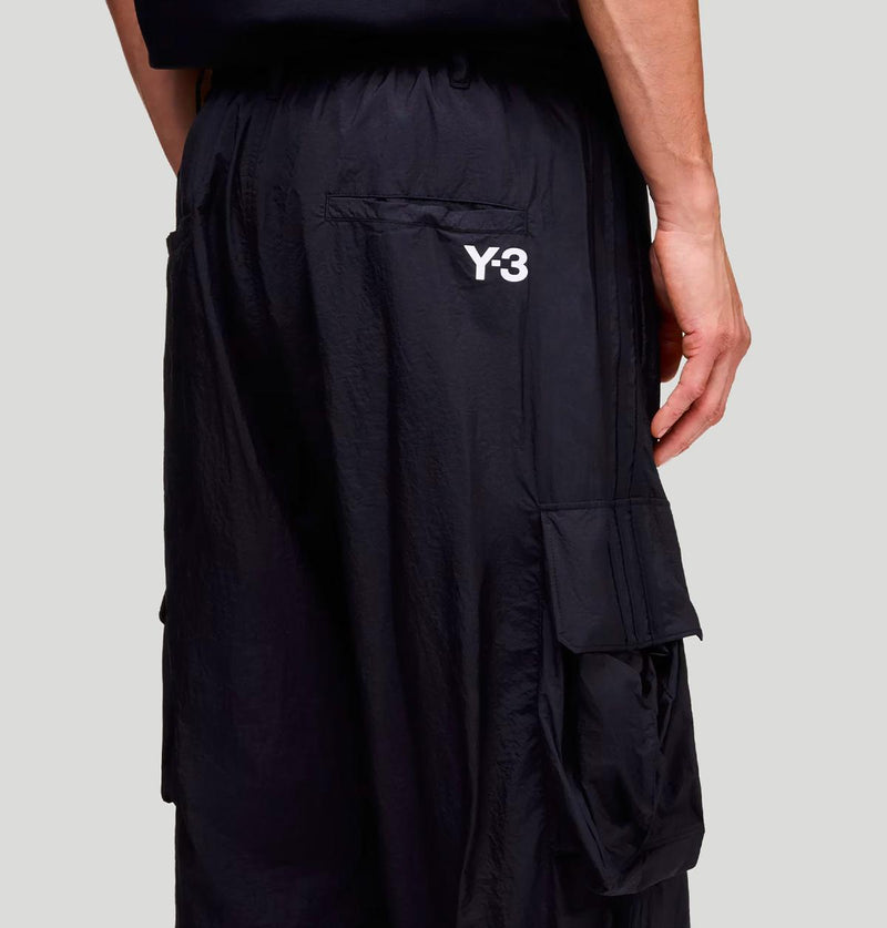 Y3 Nylon Wired 3 Stripes Cargo Pants KF1087 NYL WRE 3S CARGBLACK Y-3 