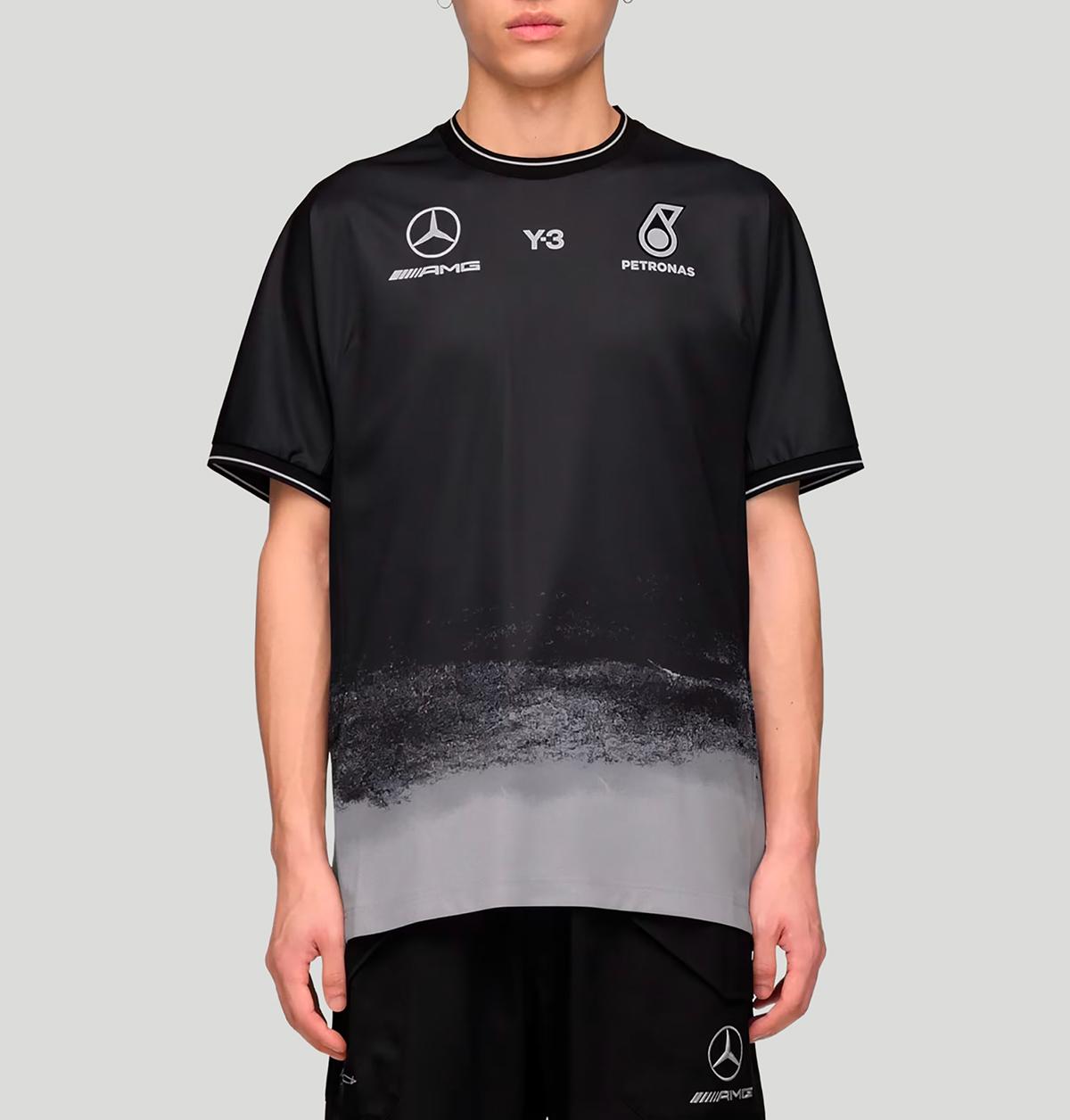 Y-3 Mercedes Team Mechanics Short Sleeve Jersey KR2341 BLACKBLACK Y-3 