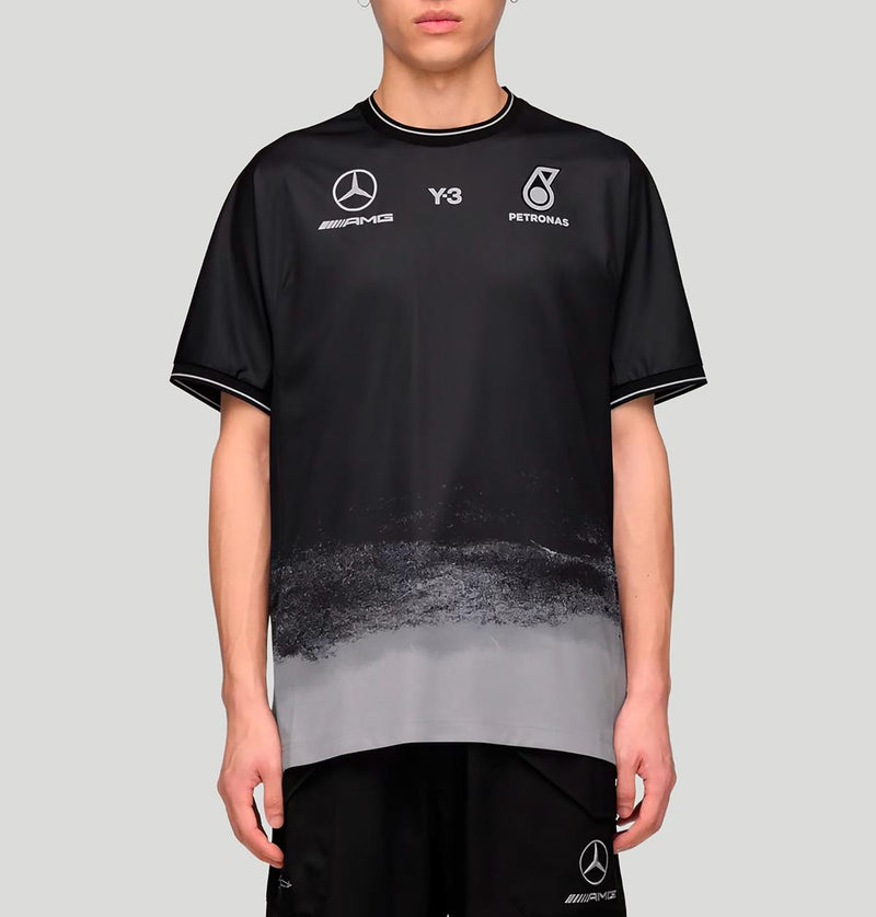 Y-3 Mercedes Team Mechanics Short Sleeve Jersey KR2341 BLACKBLACK Y-3 