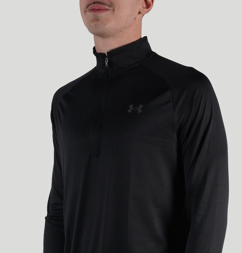 Under Armour 2.0 1/2 Zip Long Sleeve Shirt 1328495 001BLK Under armour 