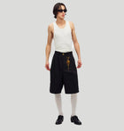 Willy Chavarria Borracho Short WCBTM0053 001BLACK willy chavarria 