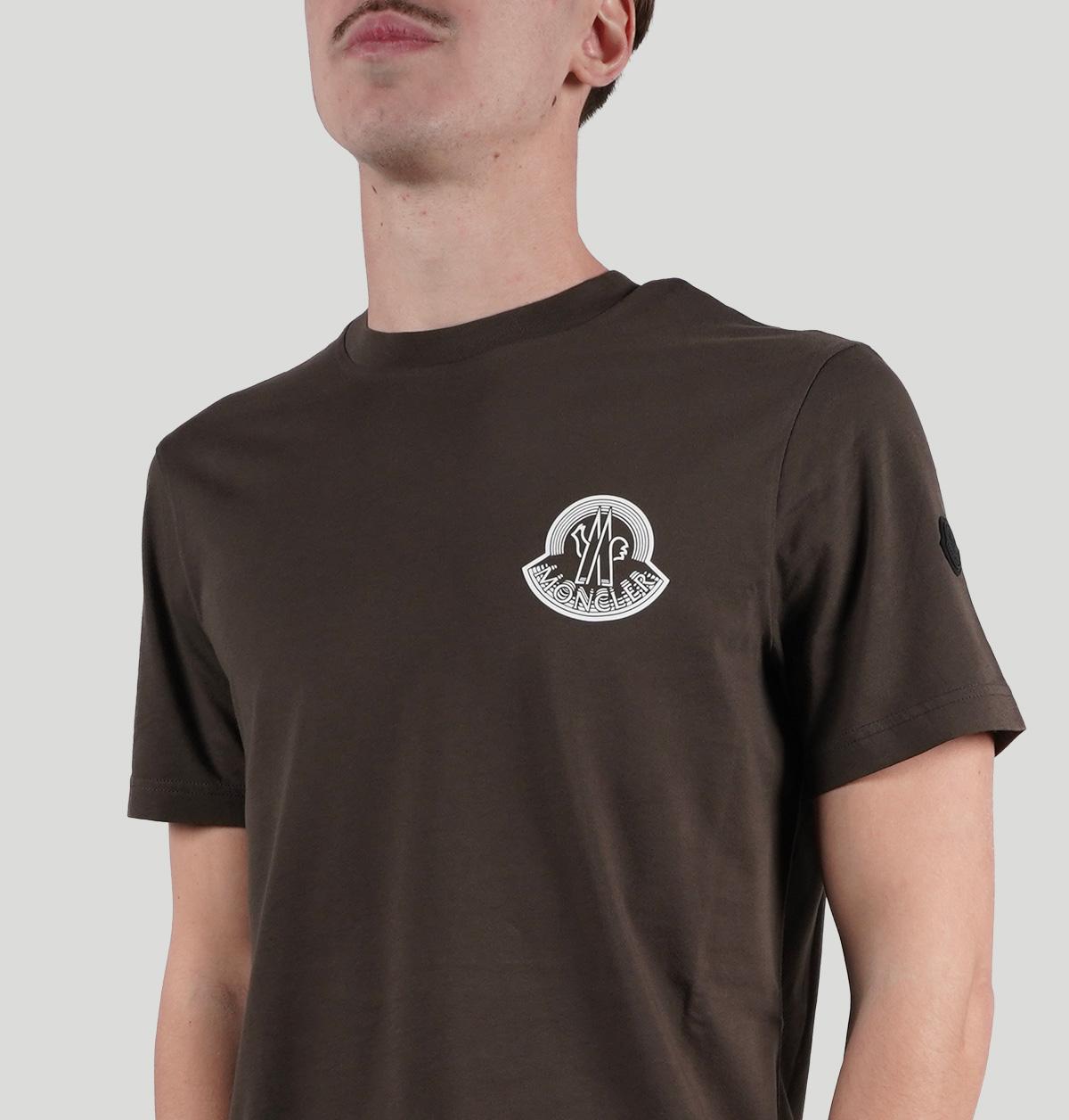 Moncler Logo Cotton Jersey<BR/> L10918C00020 89AYW258 Moncler 