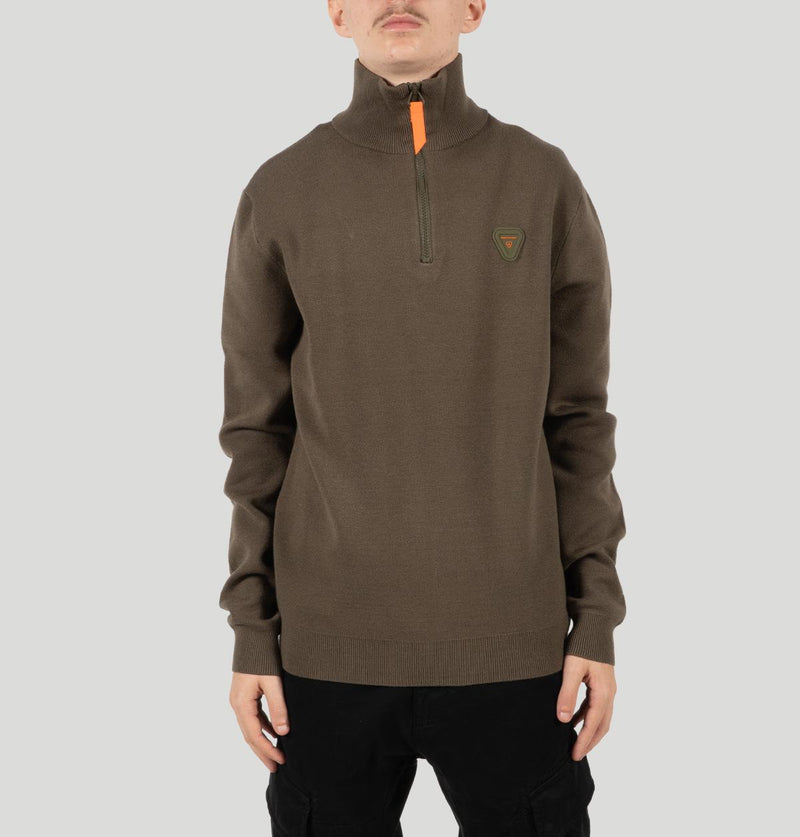 Pull col camionneur homme Bartavel P62 kaki XL patch lièvre Pull col camionneur homme Bartavel P62 kaki XL patch lièvre