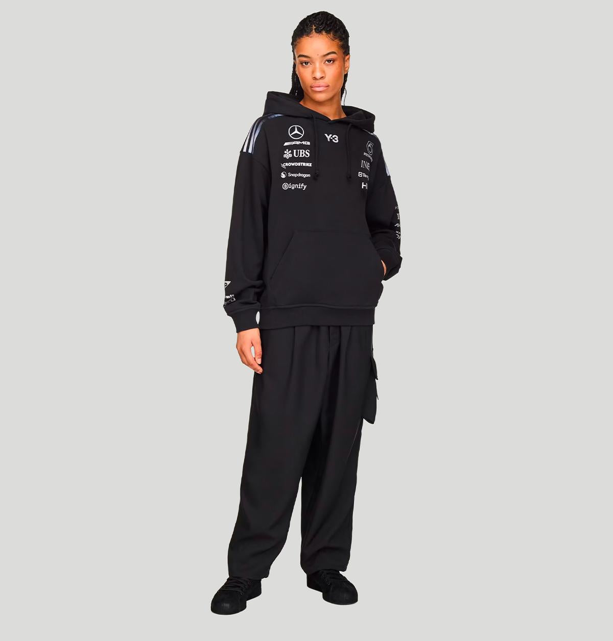 Y-3 Mercedes Team Hoodie KR2392 BLACKBLACK Y-3 