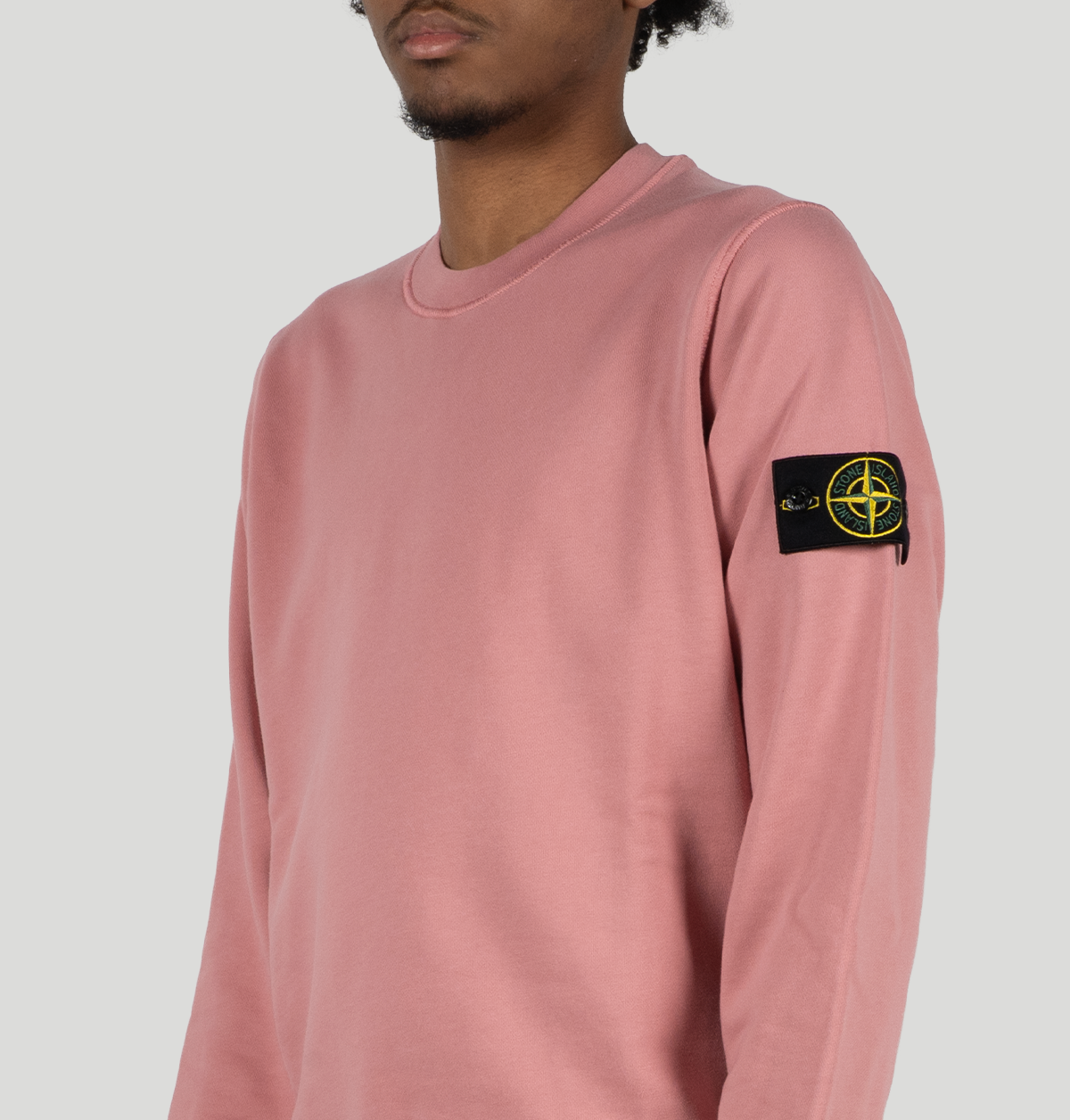 Stone Island Crewneck Sweatshirt In Organic Cotton Fleece L1S156100060 S0051V008G stone island 
