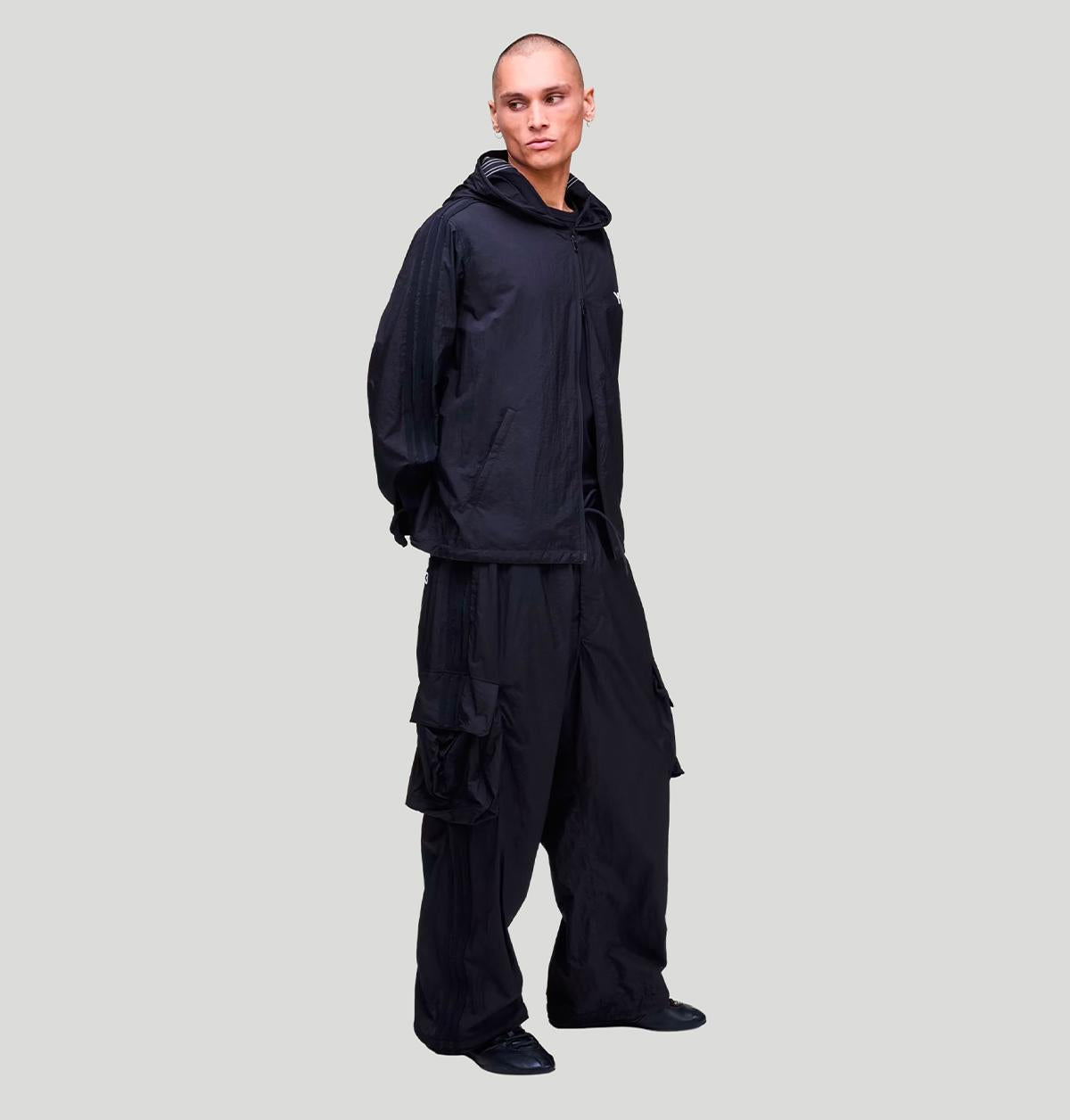 Y3 Nylon Wired 3 Stripes Track Top KF1085 NYL WIRE 3S TTBLACK Y-3 