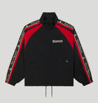 Willy Chavarria Casa De Chavarria Tape Jacket WCJKT0067 001BLACK/RED willy chavarria 