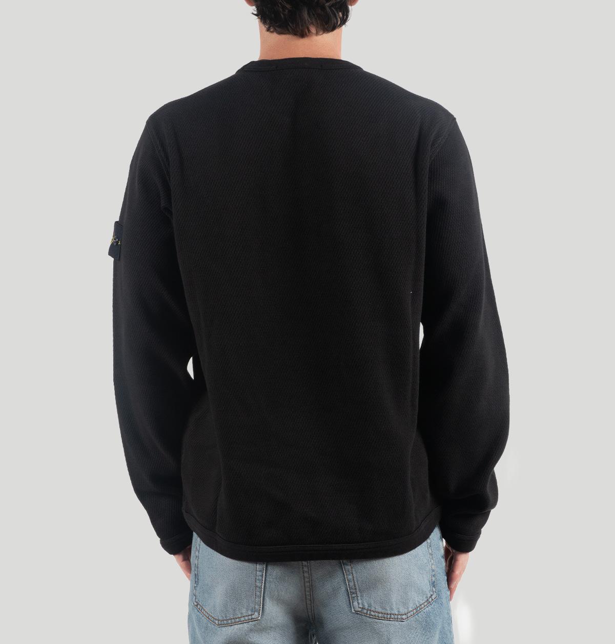 Stone Island Crewneck Sweatshirt In Organic Cotton Fleece L1S156100011 S0297V0029 stone island 