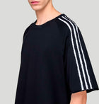 Y3 Raw Edge 3 Stripes Short Sleeve Tee KQ9793 RE 3S SS TEEBLACK Y-3 