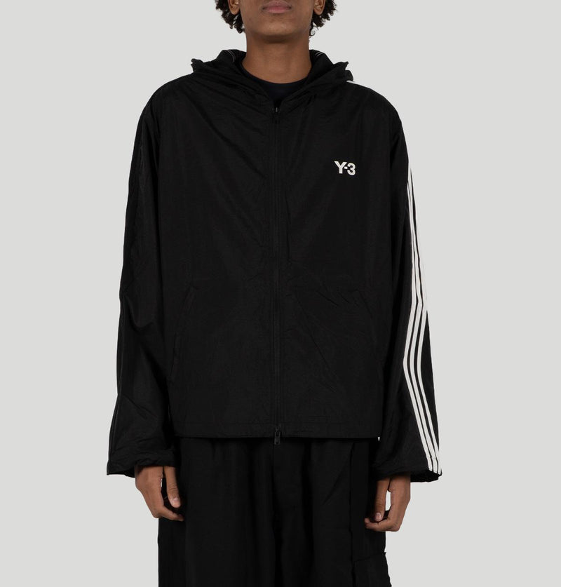 Y3 Nylon Wired 3 Stripes Track Top KF1085 NYL WIRE 3S TTBLACK Y-3 