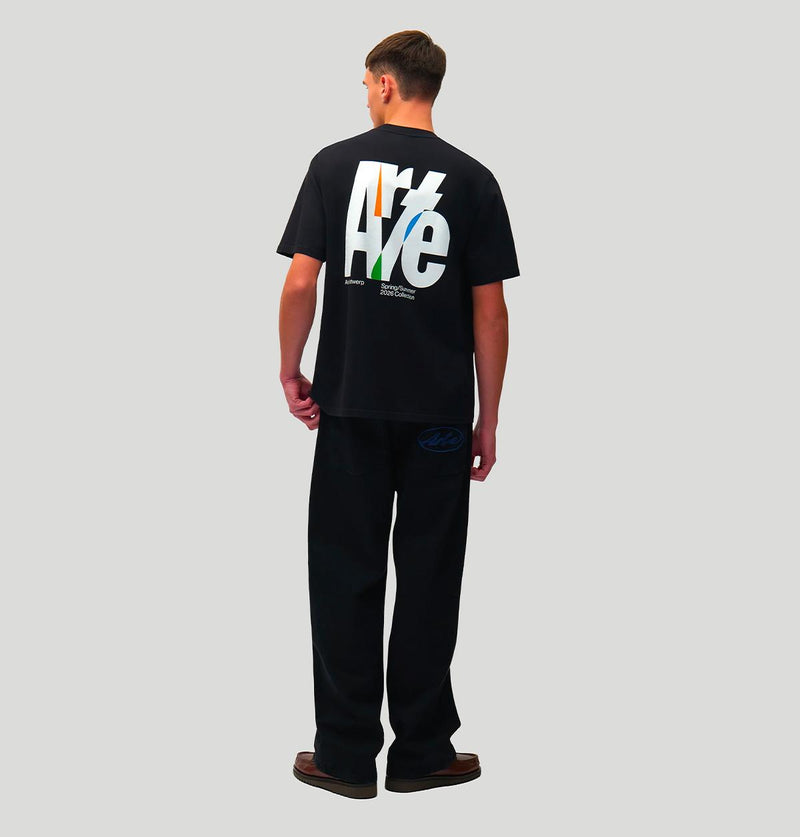 Arte Big Logo Back SS26141T BLACK1 arte 