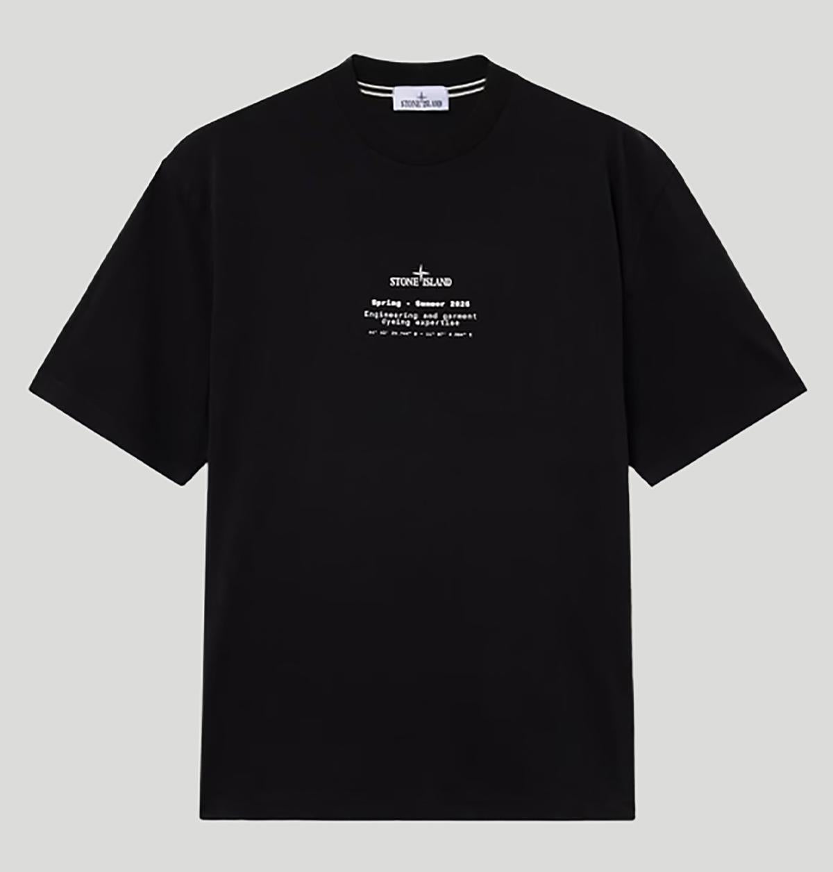 Stone Island Regular-Fit Short-Sleeve T-Shirt With Stone Print L1S152100001 S0285V0029 stone island 