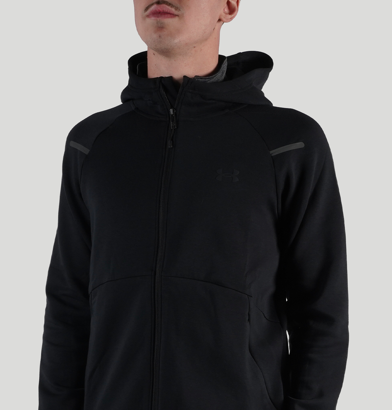 Under Armour Unstoppable Fleece Full-Zip Hoodie 1389352 001BLK Under armour 