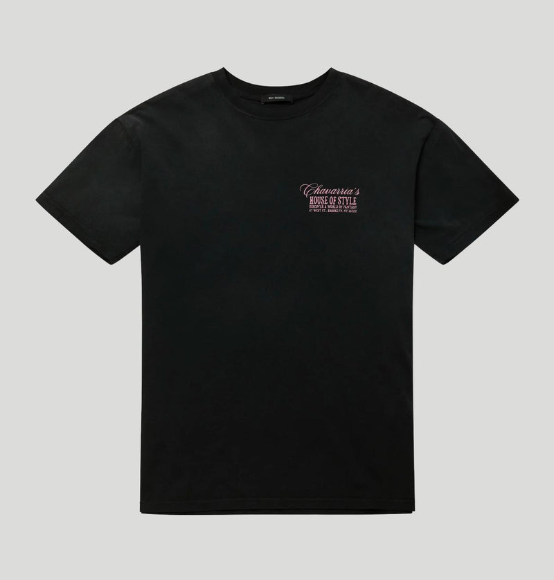 Willy Chavarria House Of Style Easy Tee WCJSY0175 001BLACK willy chavarria 