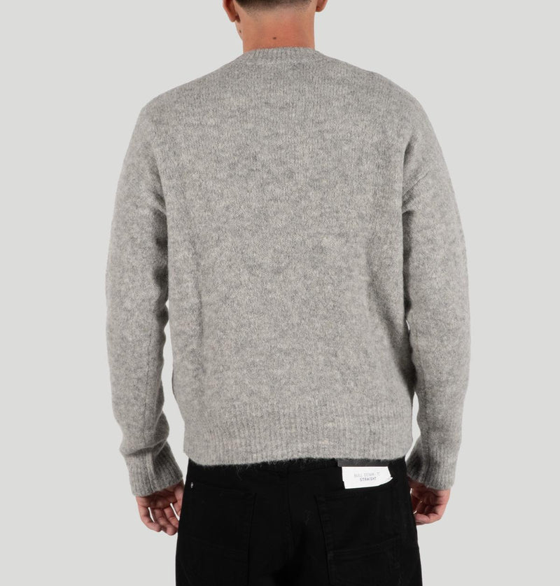 AMI Pull Col Rond Ami de Cœur H25HKS824 KN0021GRIS ami 