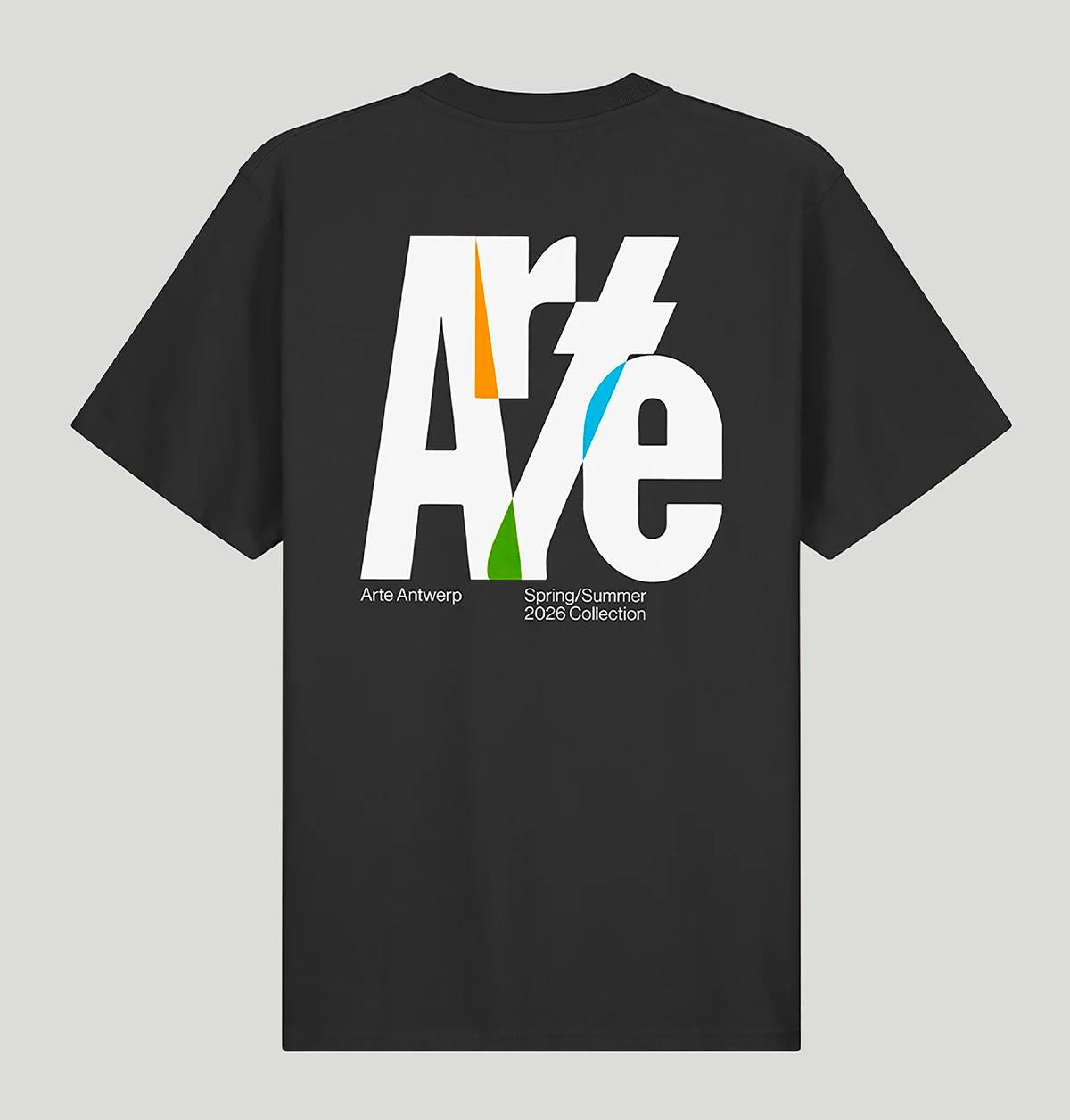 Arte Big Logo Back SS26141T BLACK1 arte 